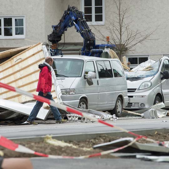циклон Николас в Германии
